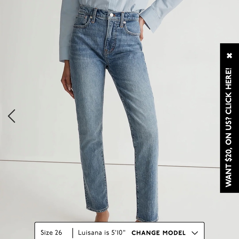 Madewell Perfect Vintage Jean in Heathcote Wash
